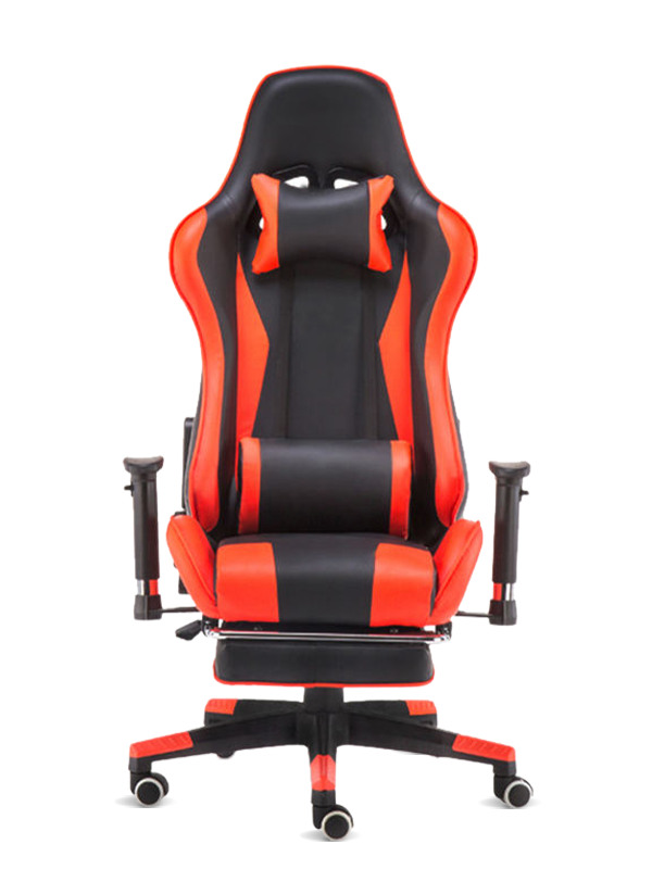 Justerbar Swivel Gaming Recliner Stol Premium RGB Gamer Chair 