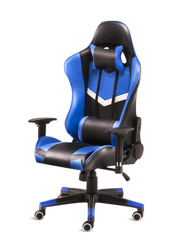 Populær PC Office Racing Computer Leather Gamer Ryggstøtte Gaming Stol Med Fotstøtte 