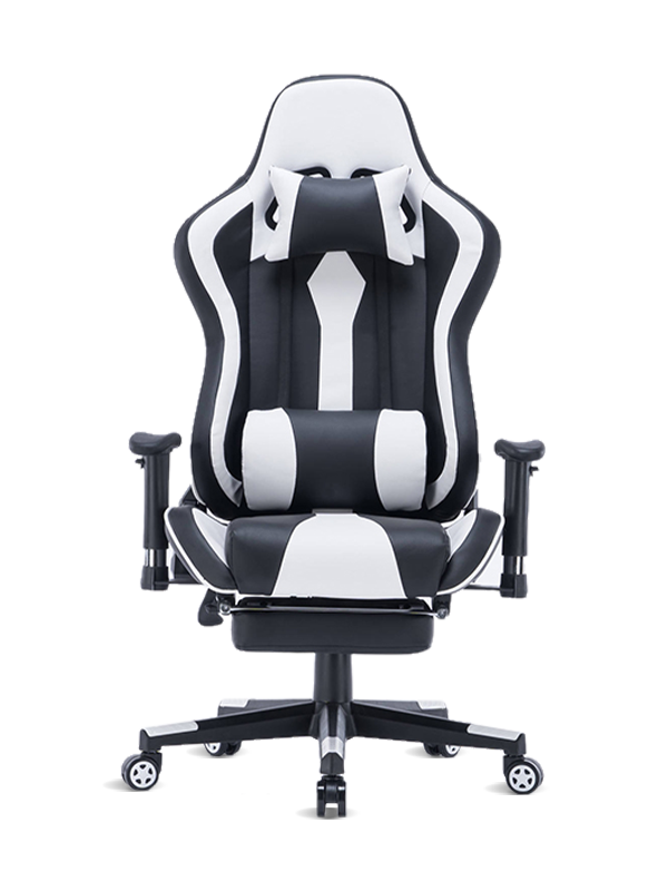ANJI Modern Black White Gaming Sofa Sete Stol For Gamer 