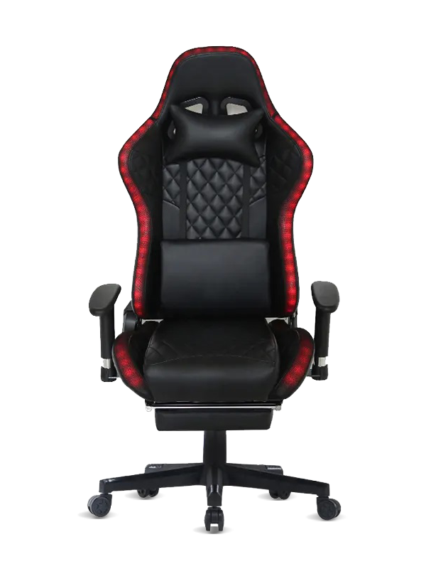 Moderne Komfortabel kontor Svart Computer Gaming Led Light Chair  Moderne Komfortabel kontor Svart Computer Gaming Led Light Chair