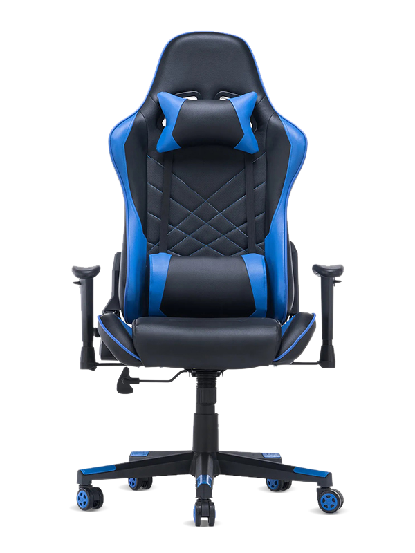 OEM Executive Reclining Blue Leather Office Gaming Chair  OEM Executive Reclining Blue Leather Office Gaming Chair