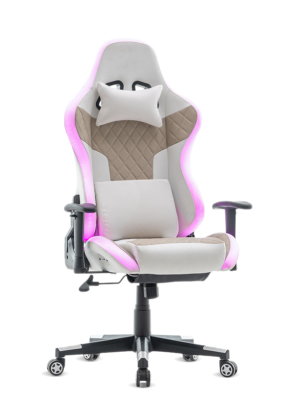 2022 Best New Reclining Office Chair LED RGB gaming stol med lys og høyttalere 
