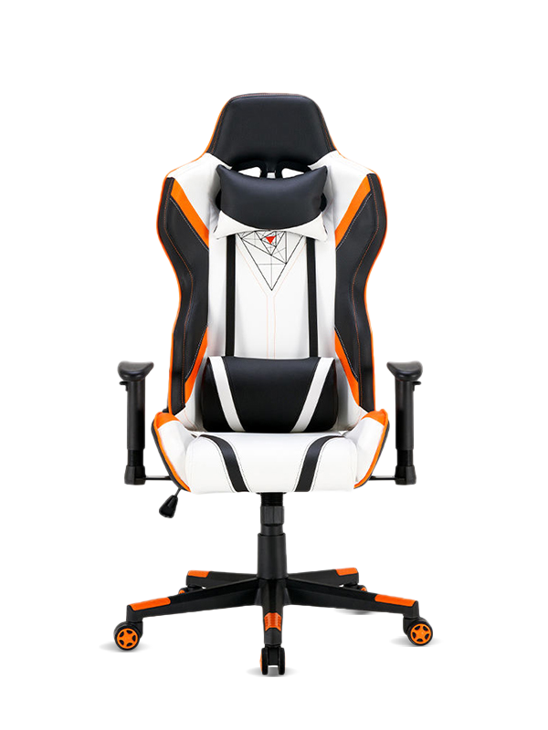 Nytt design Moderne, komfortabelt justerbart spill-gamer-spillstol i skinn 